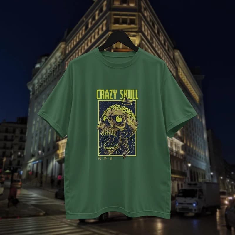 صورة T-shirt Crazy Skull