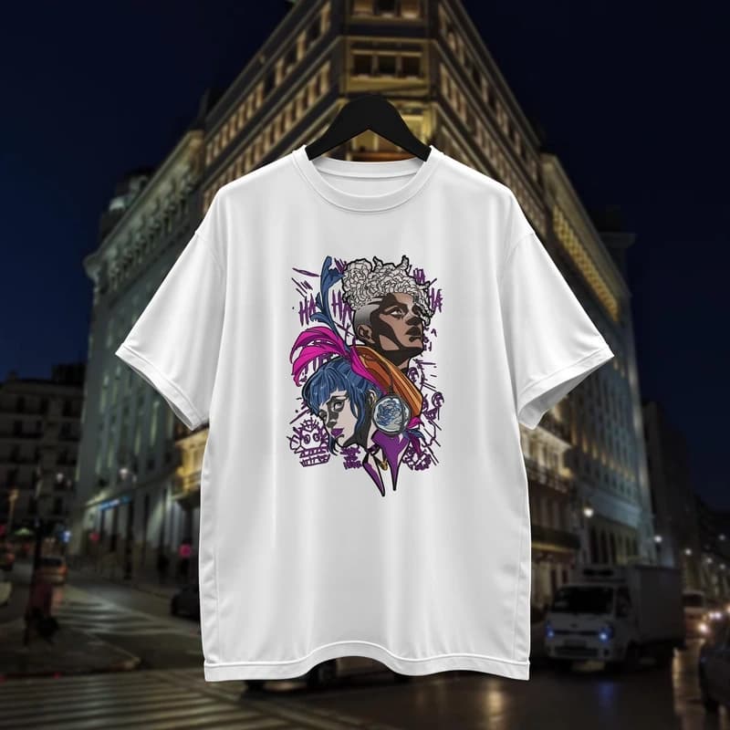 صورة T-shirt Jinx & Ekko (League of Legends)