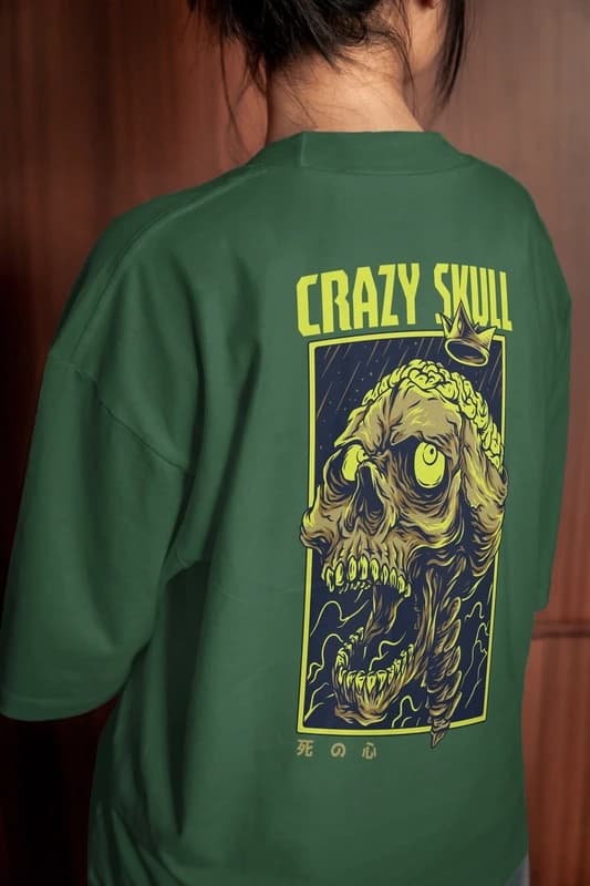 صورة T-shirt Crazy Skull