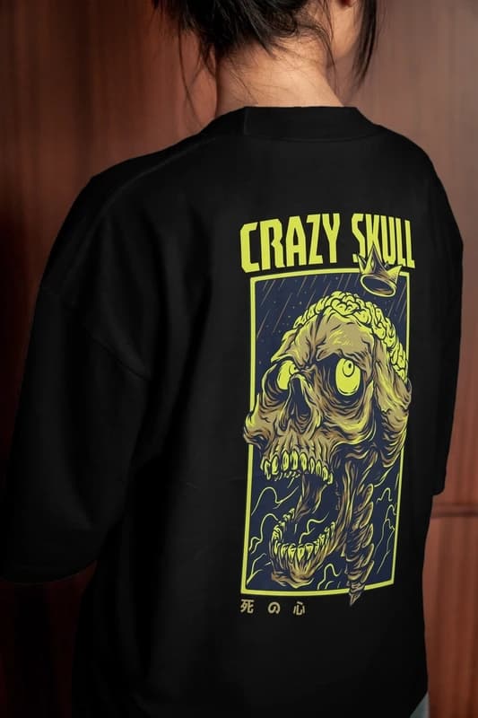 صورة T-shirt Crazy Skull
