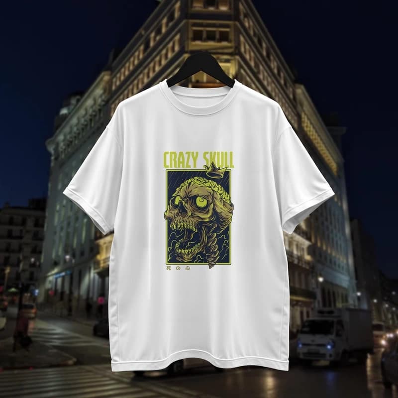 صورة T-shirt Crazy Skull
