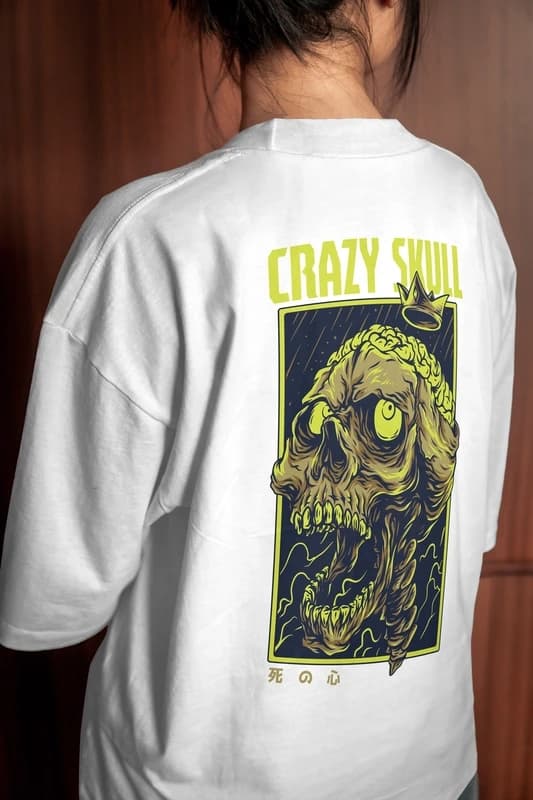 صورة T-shirt Crazy Skull